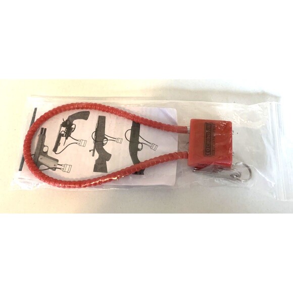 LockDown Gun Safety Lockdown Pistol Shotgun Rifle Child Safety 11" Cable New - Picture 1 of 3